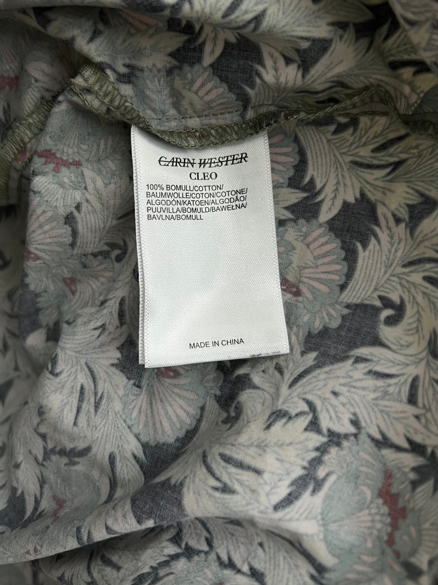 Carin Wester puuvillapusero, vihreä, M