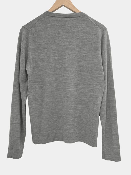 Preloved Filippa K merinovilla neulepusero, harmaa, M Siloa Secondhand – huollettu ja kuntotarkastettu