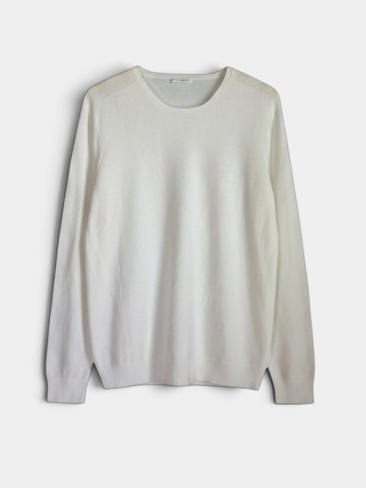 Preloved Gerry Weber puuvillaneule, valkoinen, L Siloa Secondhand – huollettu ja kuntotarkastettu