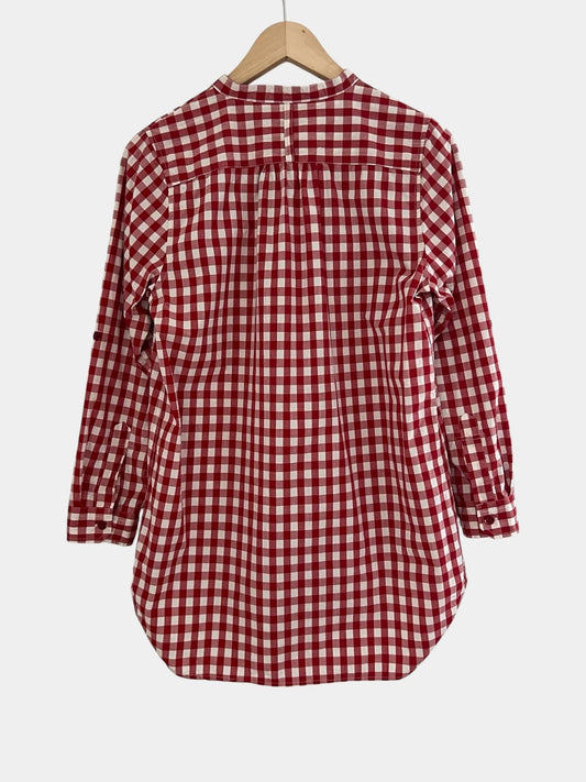 Preloved Heritage puuvillapusero, punainen-valkoinen, S Siloa Secondhand – huollettu ja kuntotarkastettu