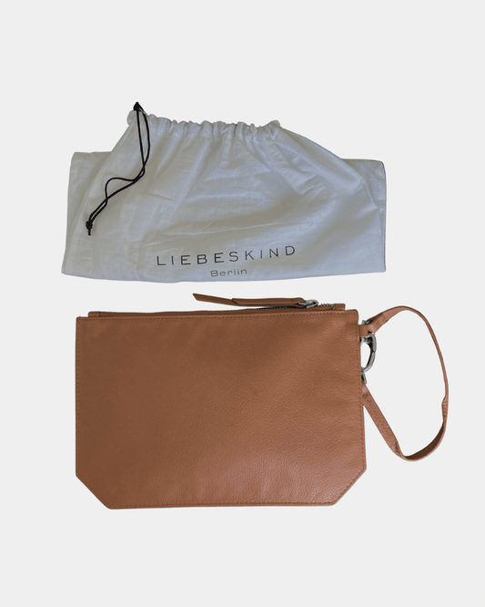 Preloved Liebeskind Berlin nahkalaukku, konjakinruskea Siloa Secondhand – huollettu ja kuntotarkastettu