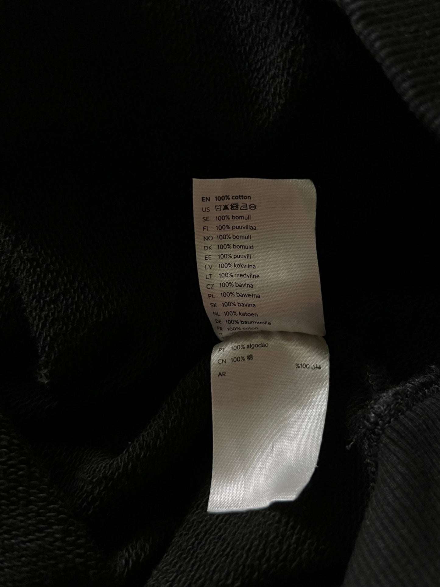 Preloved Lindex puuvilla collegemekko, musta, M Siloa Secondhand – huollettu ja kuntotarkastettu