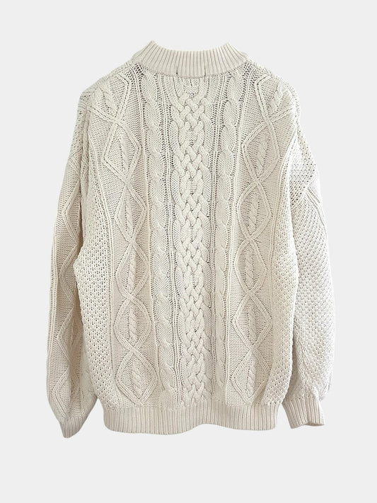 Preloved L.O.G.G. puuvillaneule, luonnonvalkoinen, L Siloa Secondhand – huollettu ja kuntotarkastettu