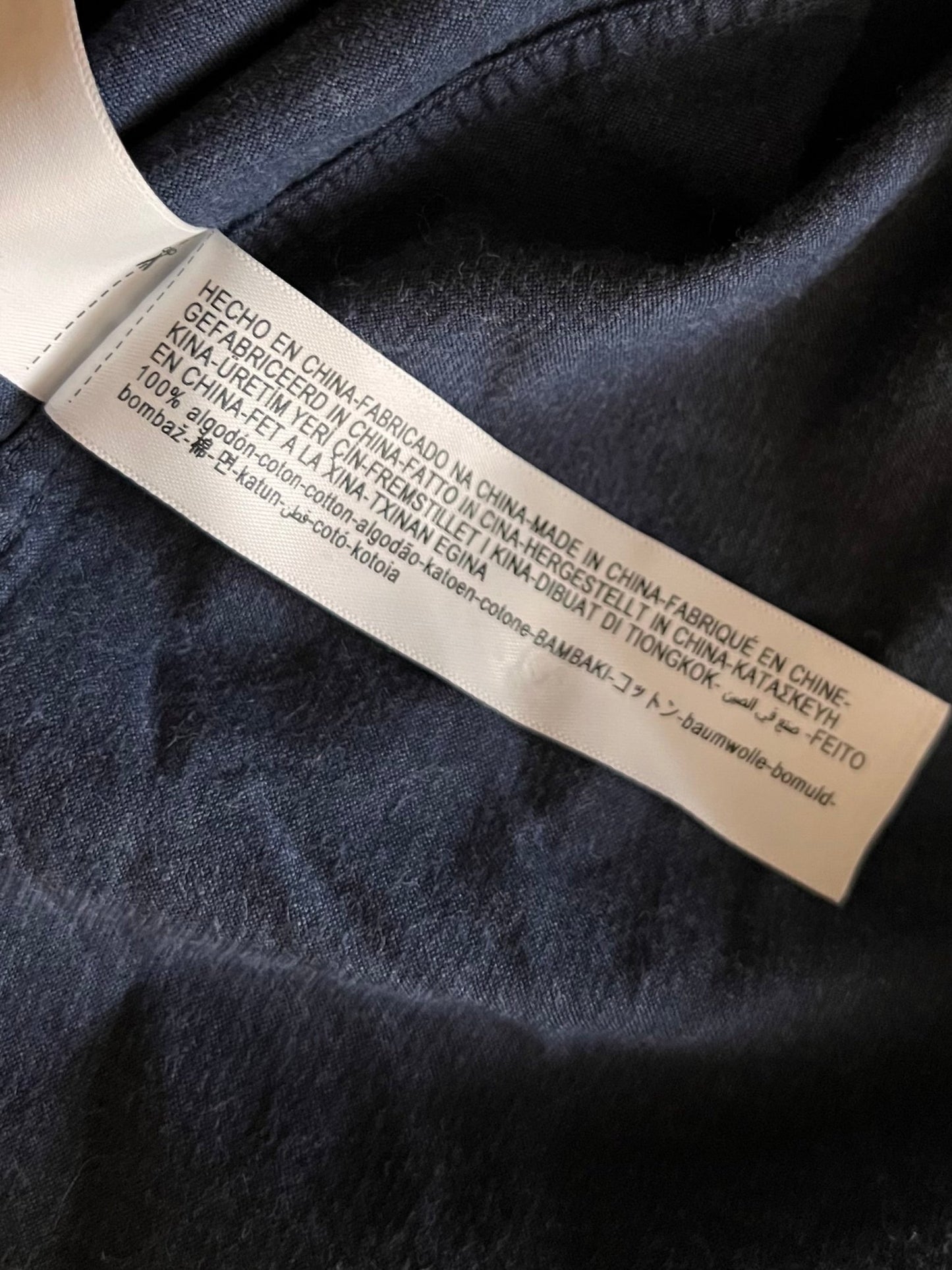 Preloved Massimo Dutti, 100 % puuvilla pusero, tummansininen, koko XL Siloa Secondhand – huollettu ja kuntotarkastettu