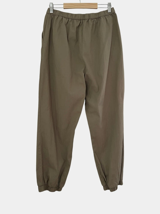 Preloved Oysho puuvillahousut, khaki, L Siloa Secondhand – huollettu ja kuntotarkastettu