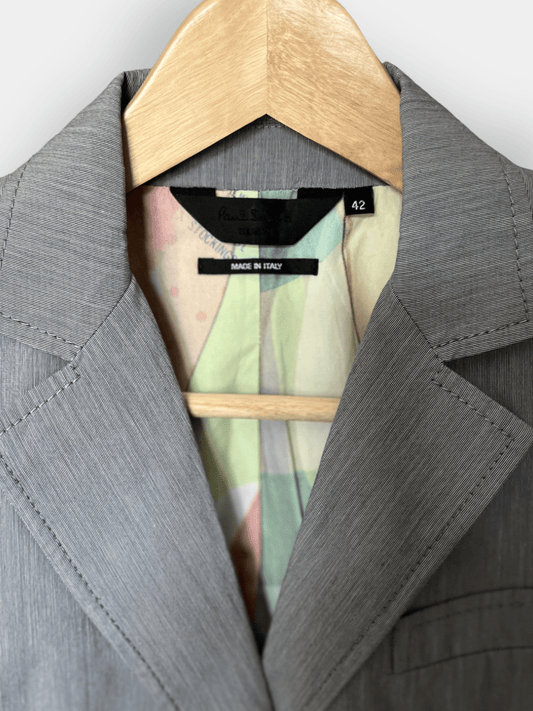 Preloved Paul Smith, 100 % puuvillableiseri, harmaa, L Siloa Secondhand – huollettu ja kuntotarkastettu