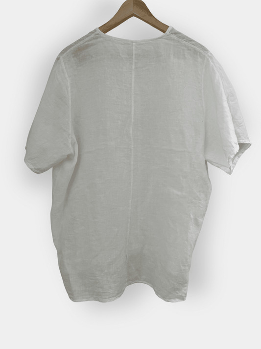 Preloved Pellavapaita, valkoinen, Onesize (L/XL) Siloa Secondhand – huollettu ja kuntotarkastettu