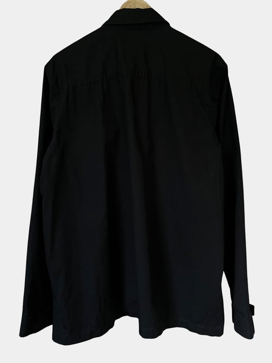Preloved Rocky puuvilla paitatakki, musta, XL Siloa Secondhand – huollettu ja kuntotarkastettu