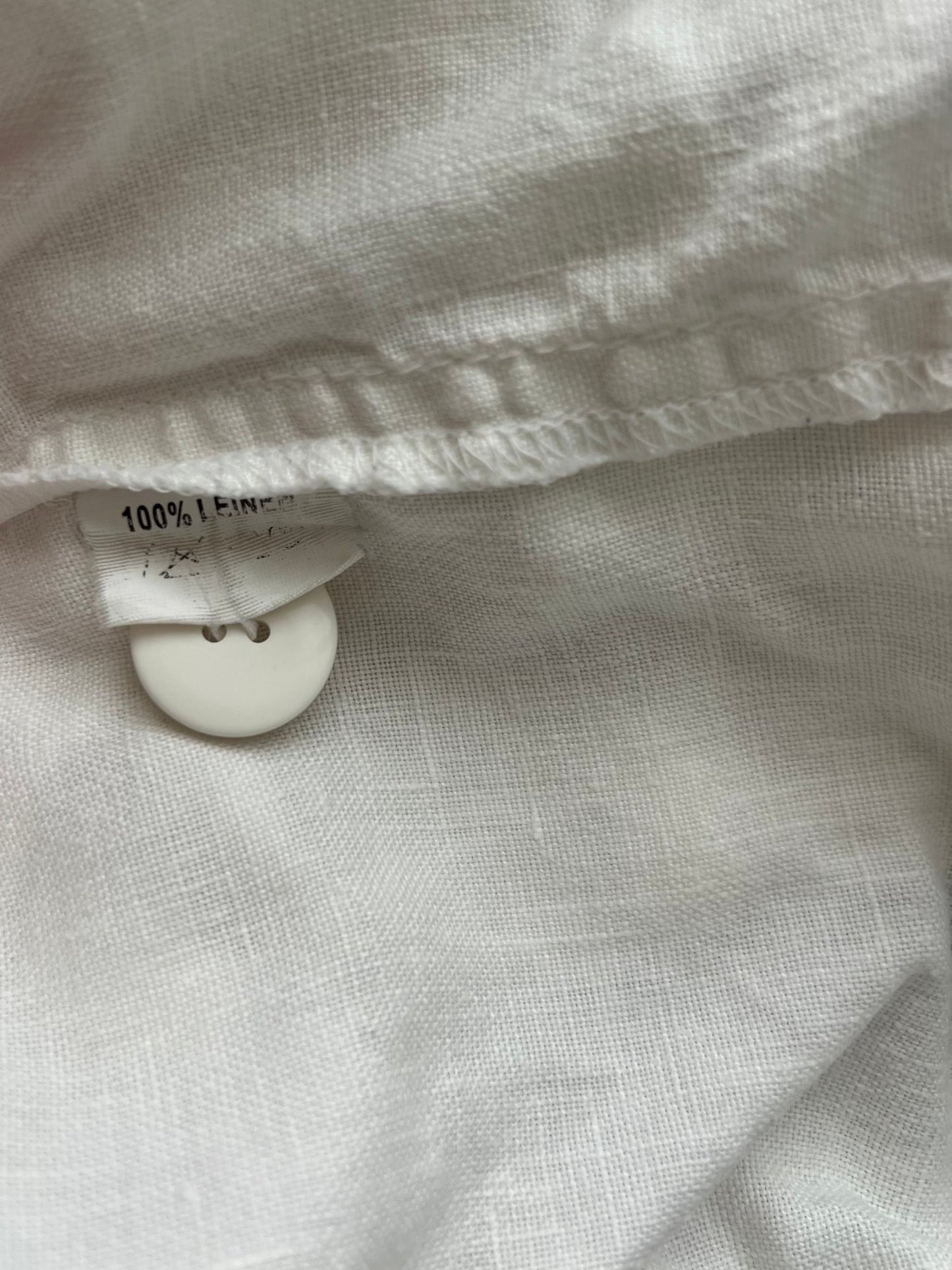 Preloved Summer Of Europe pellavatakki, valkoinen, XL Siloa Secondhand – huollettu ja kuntotarkastettu