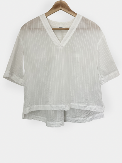 Filippa K puuvillapusero, valkoinen, XS