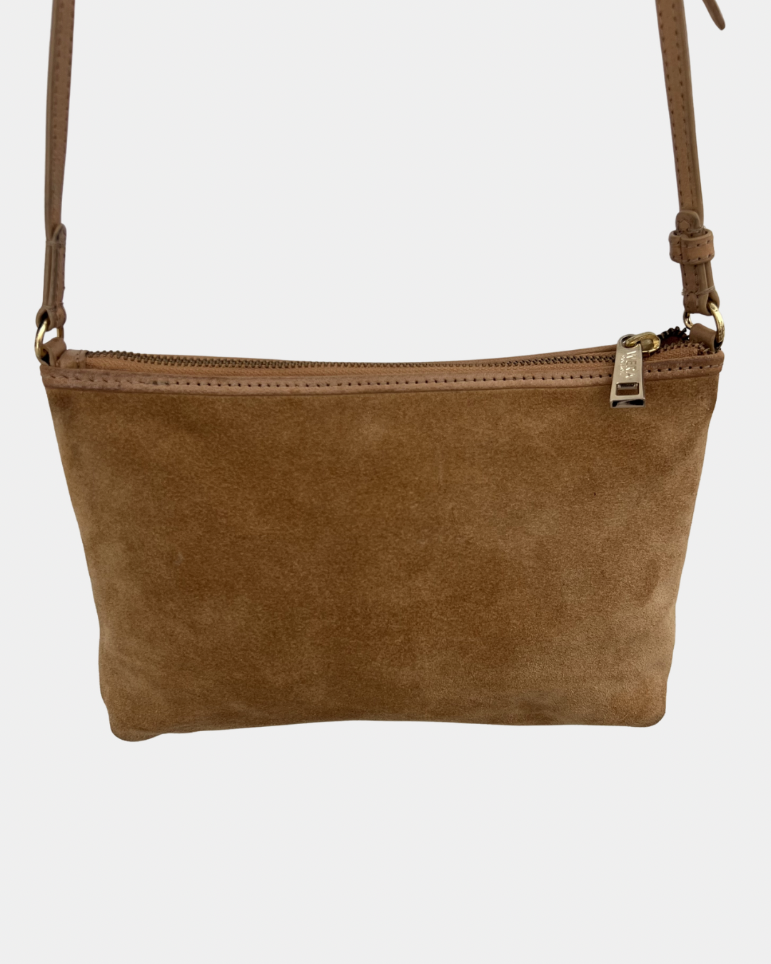 WERA Stockholm olkalaukku mokkanahkaa, beige