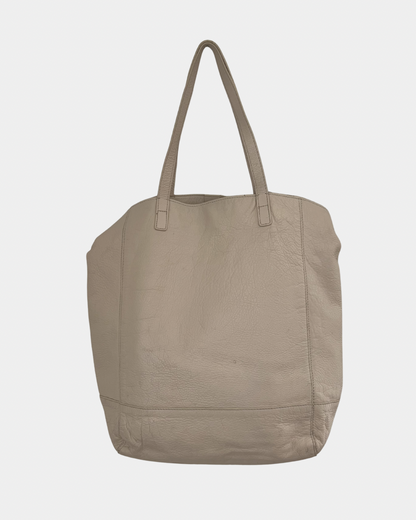 Cristelle & Co nahkalaukku, vaalea beige
