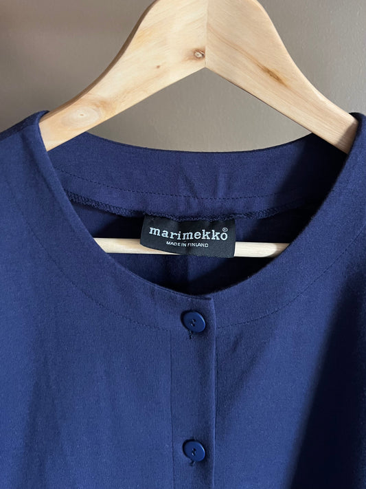 Marimekko puuvilla t-paitamekko, sininen, M