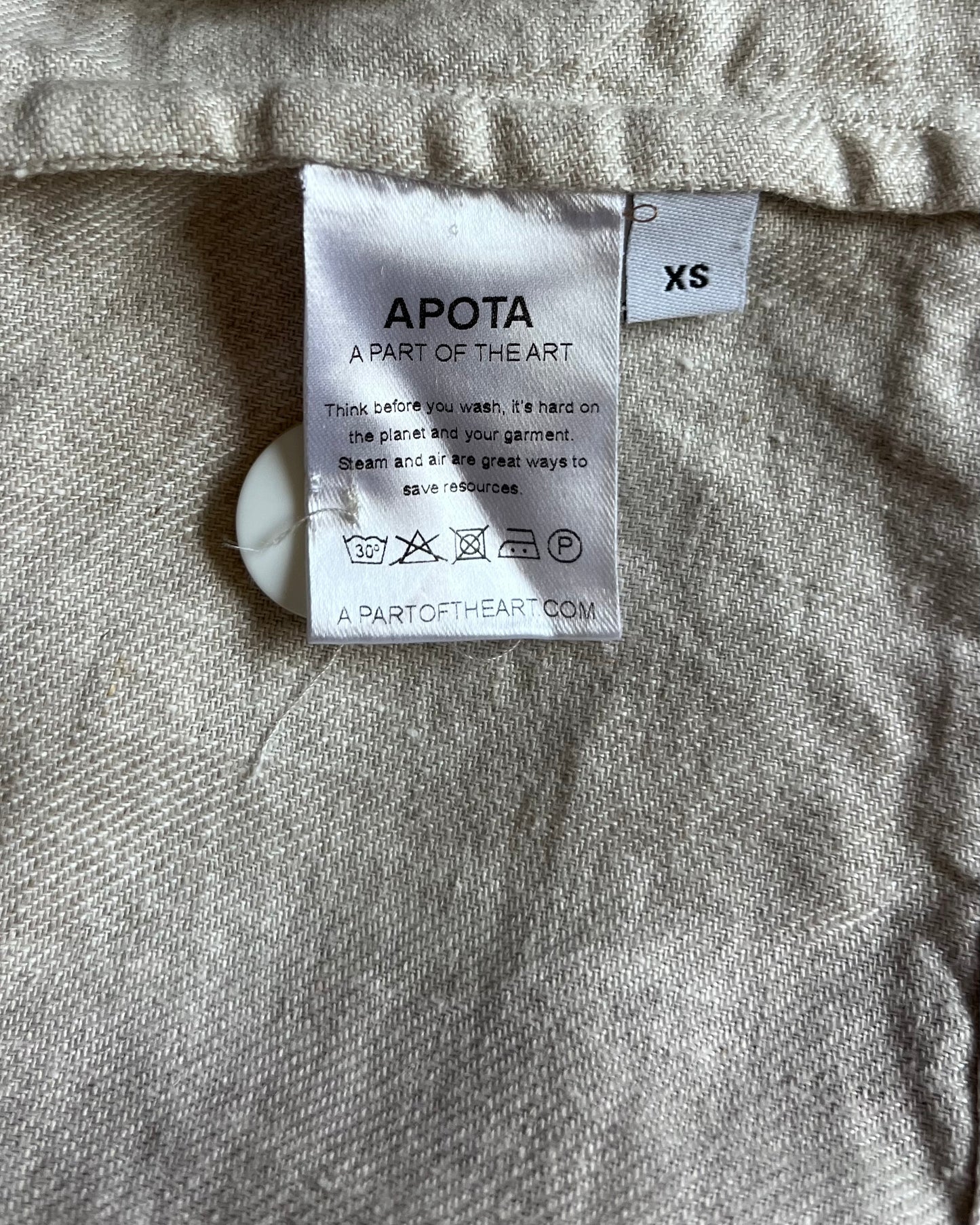 A PART OF THE ART pellavableiseri, beige, S