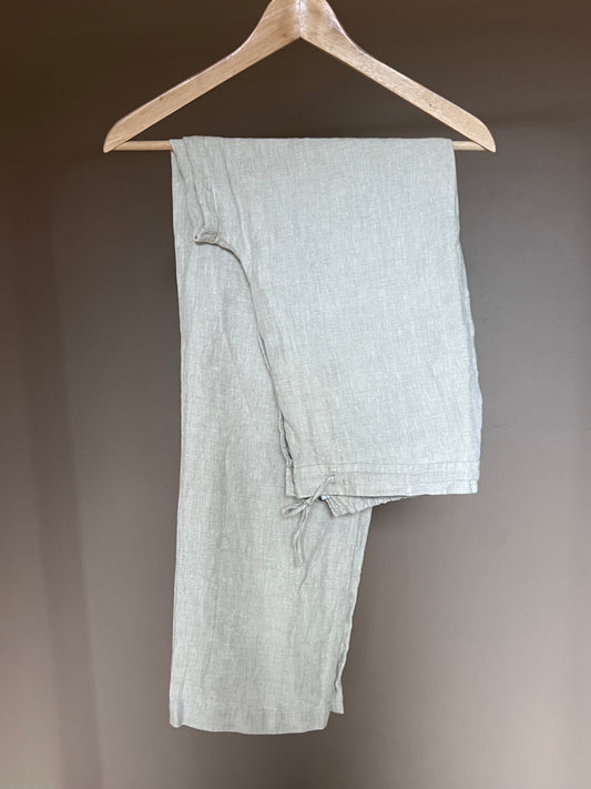 BRLN. pellavahousut, beige, L