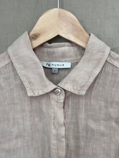 Nukus pellavapaita, vaalea beige, L