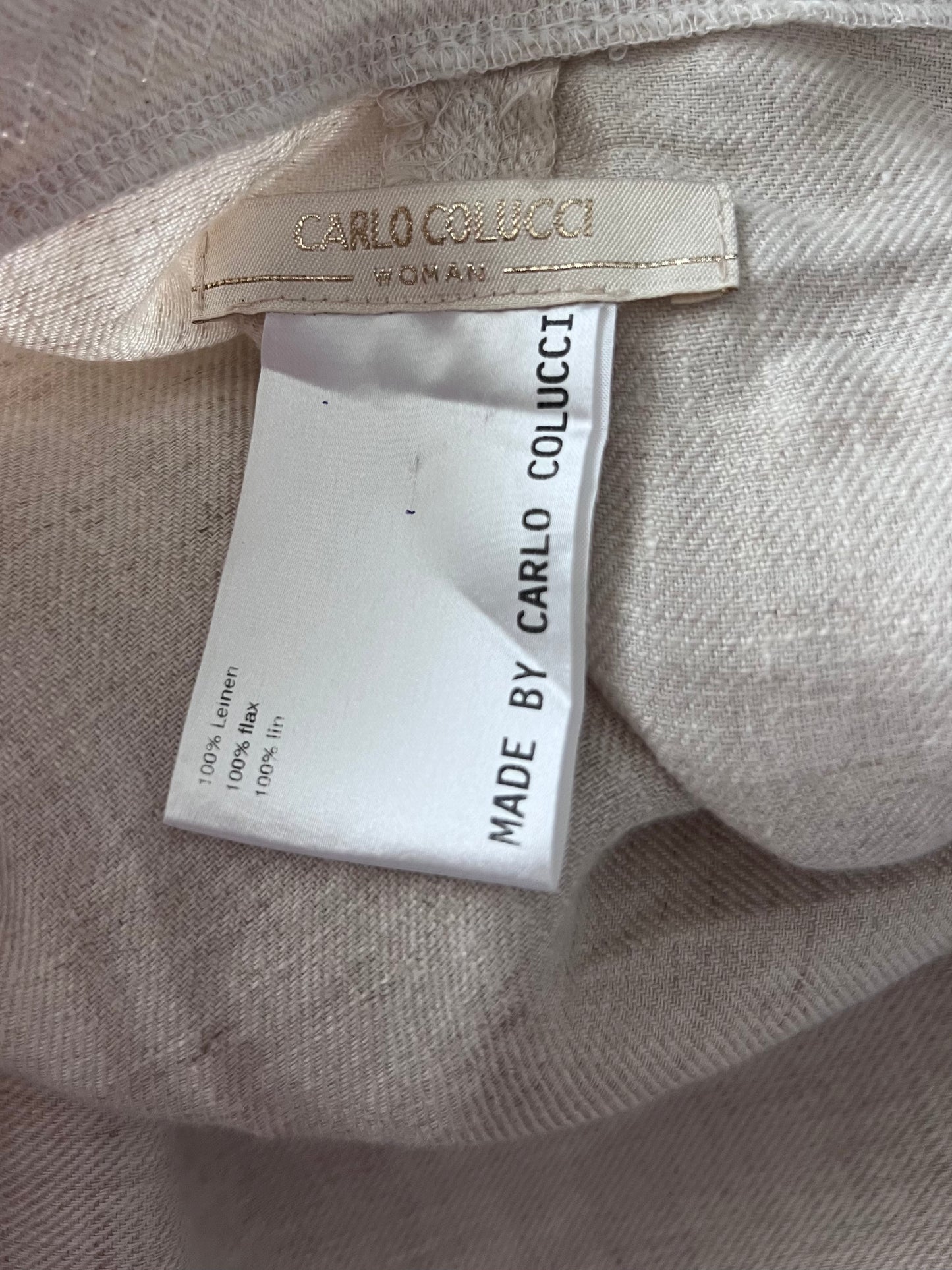 Carlo Colucci pellavableiseri, beige, L