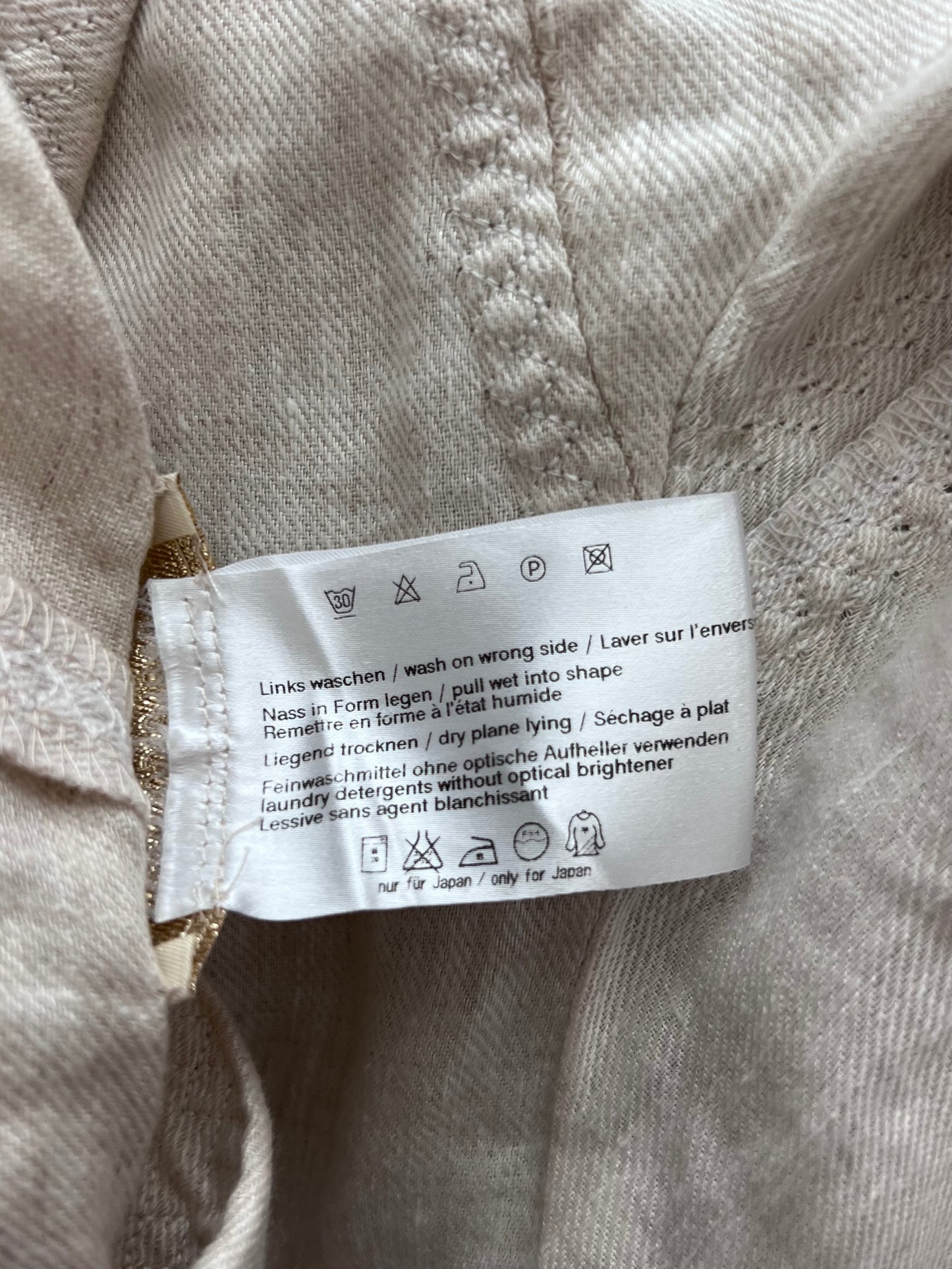 Carlo Colucci pellavableiseri, beige, L