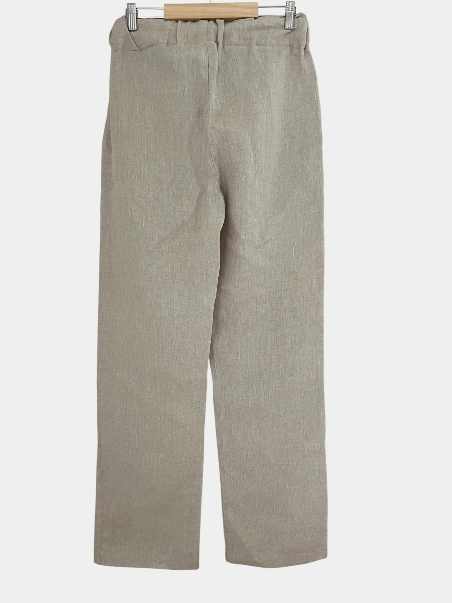 Preloved A - DSGN pellavahousut, beige, S Siloa Secondhand – huollettu ja kuntotarkastettu
