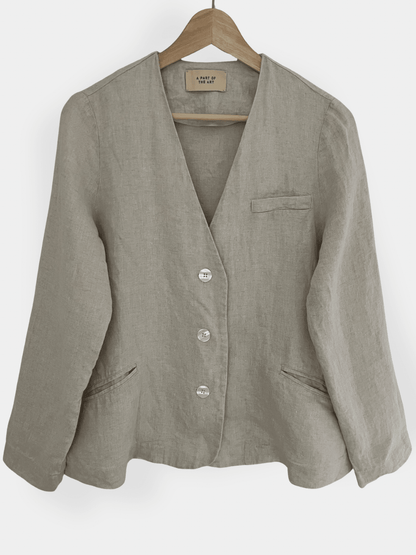 Preloved A PART OF THE ART pellavableiseri, beige, S Siloa Secondhand – huollettu ja kuntotarkastettu