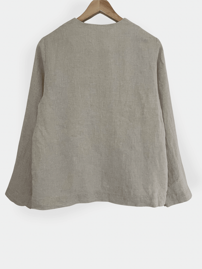 Preloved A PART OF THE ART pellavableiseri, beige, S Siloa Secondhand – huollettu ja kuntotarkastettu