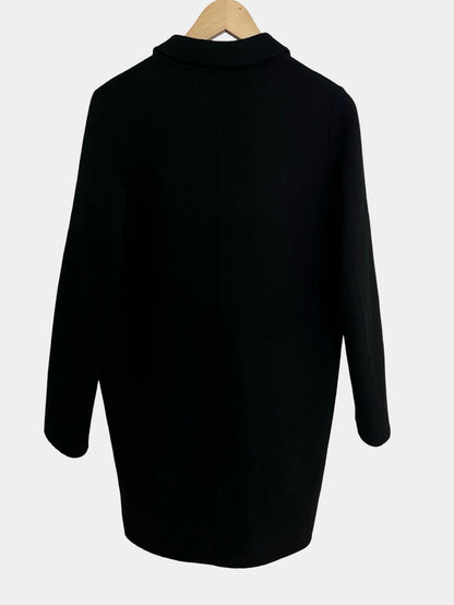 Preloved Acne Studios musta villakangastakki - villa/kashmir - S Siloa Secondhand – huollettu ja kuntotarkastettu