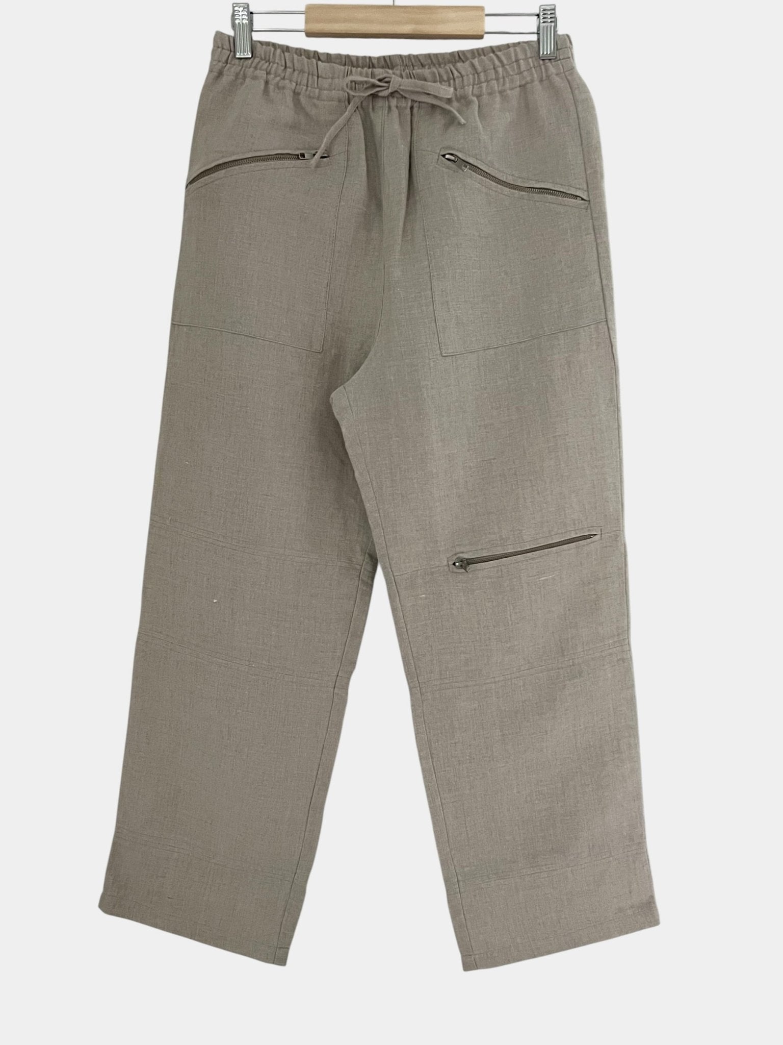 Preloved A.n Linen pellavahousut, beige, L Siloa Secondhand – huollettu ja kuntotarkastettu