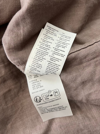 Preloved ARKET pellavamekko, ruskea, S Siloa Secondhand – huollettu ja kuntotarkastettu