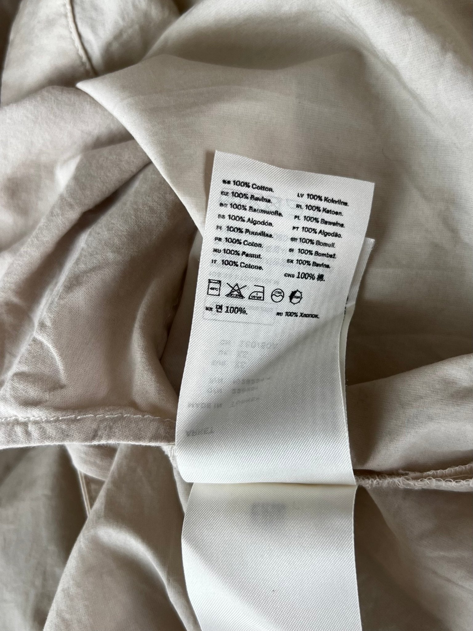 Preloved Arket puuvillatakki, beige, XS Siloa Secondhand – huollettu ja kuntotarkastettu