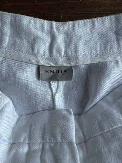 Preloved Balmuir housut 100 % pellavaa, valkoinen, S Siloa Secondhand – huollettu ja kuntotarkastettu