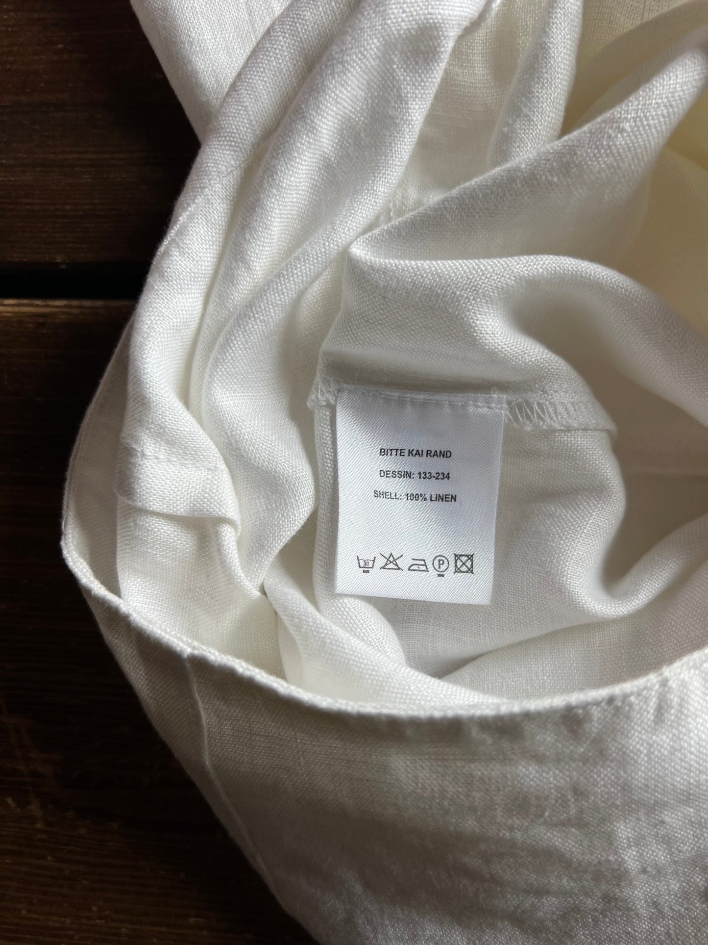 Preloved Bitte Kai Rand pellavahousut, valkoinen, M Siloa Secondhand – huollettu ja kuntotarkastettu