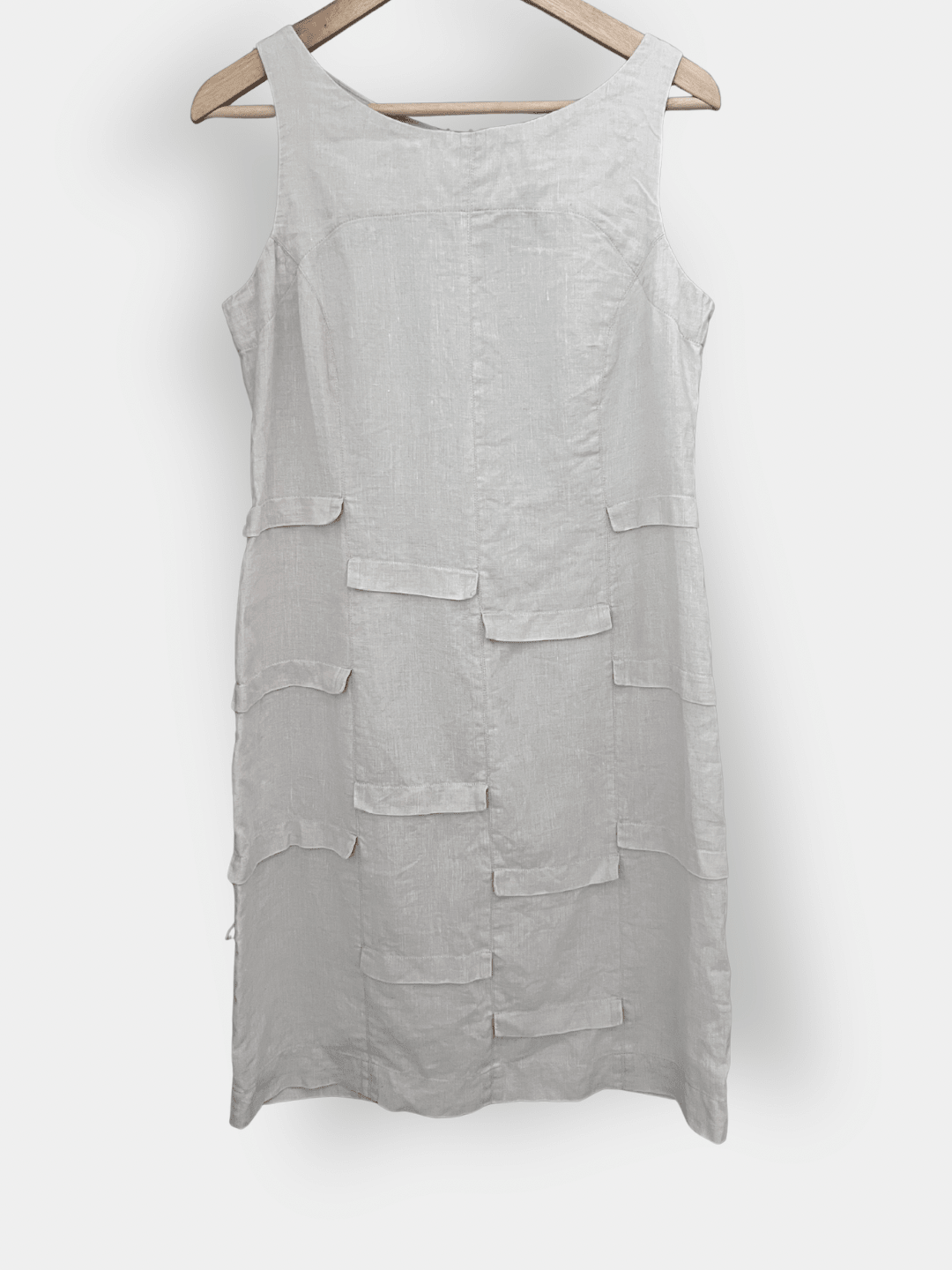 Preloved Bitte Kai Rand pellavamekko, vaalea beige, S Siloa Secondhand – huollettu ja kuntotarkastettu