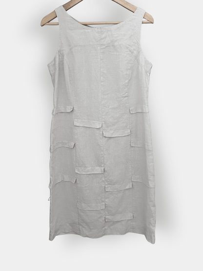 Preloved Bitte Kai Rand pellavamekko, vaalea beige, S Siloa Secondhand – huollettu ja kuntotarkastettu