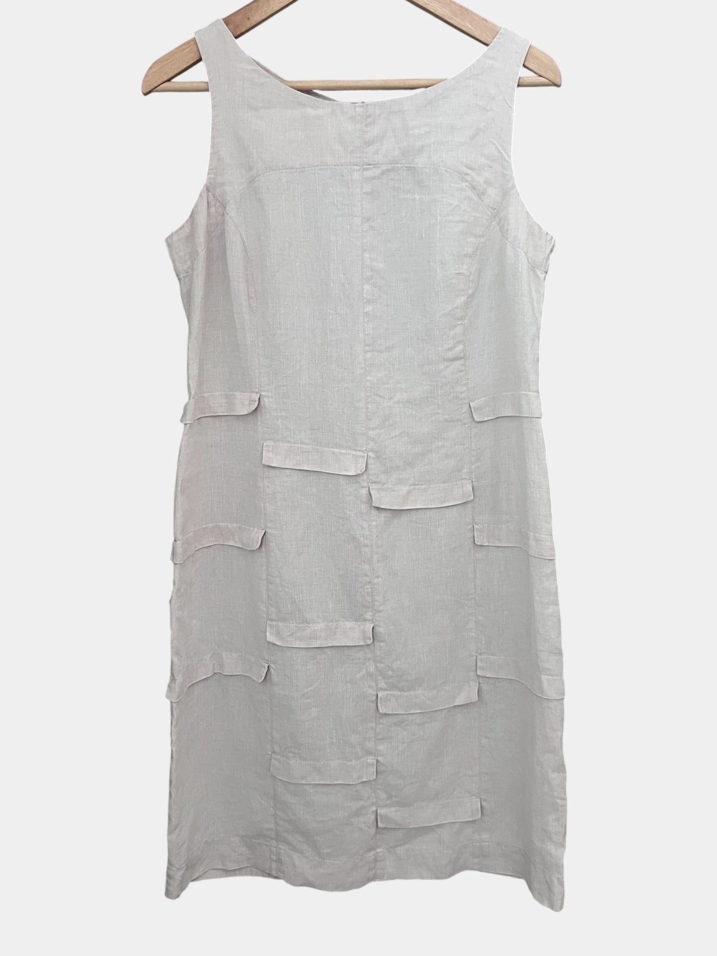 Preloved Bitte Kai Rand pellavamekko, vaalea beige, S Siloa Secondhand – huollettu ja kuntotarkastettu