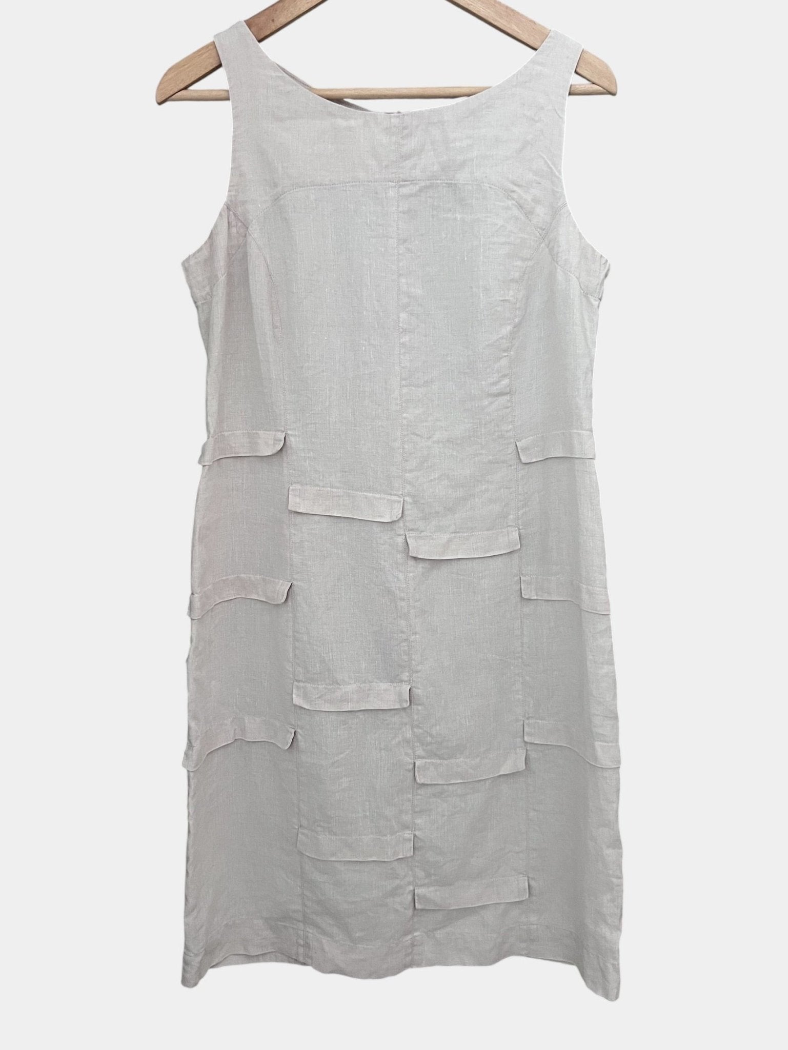 Preloved Bitte Kai Rand pellavamekko, vaalea beige, S Siloa Secondhand – huollettu ja kuntotarkastettu