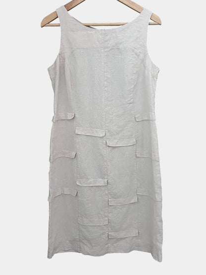 Preloved Bitte Kai Rand pellavamekko, vaalea beige, S Siloa Secondhand – huollettu ja kuntotarkastettu