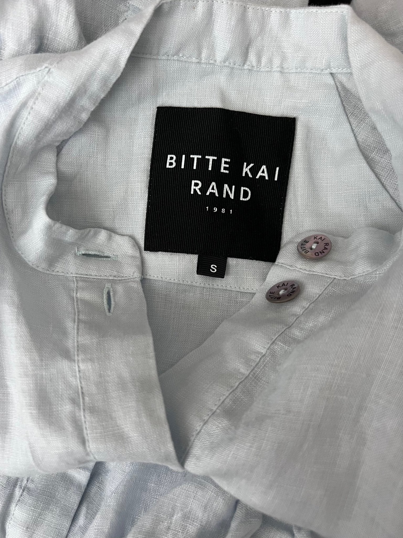 Preloved Bitte Kai Rand pellavamekko, vaaleansininen, S Siloa Secondhand – huollettu ja kuntotarkastettu