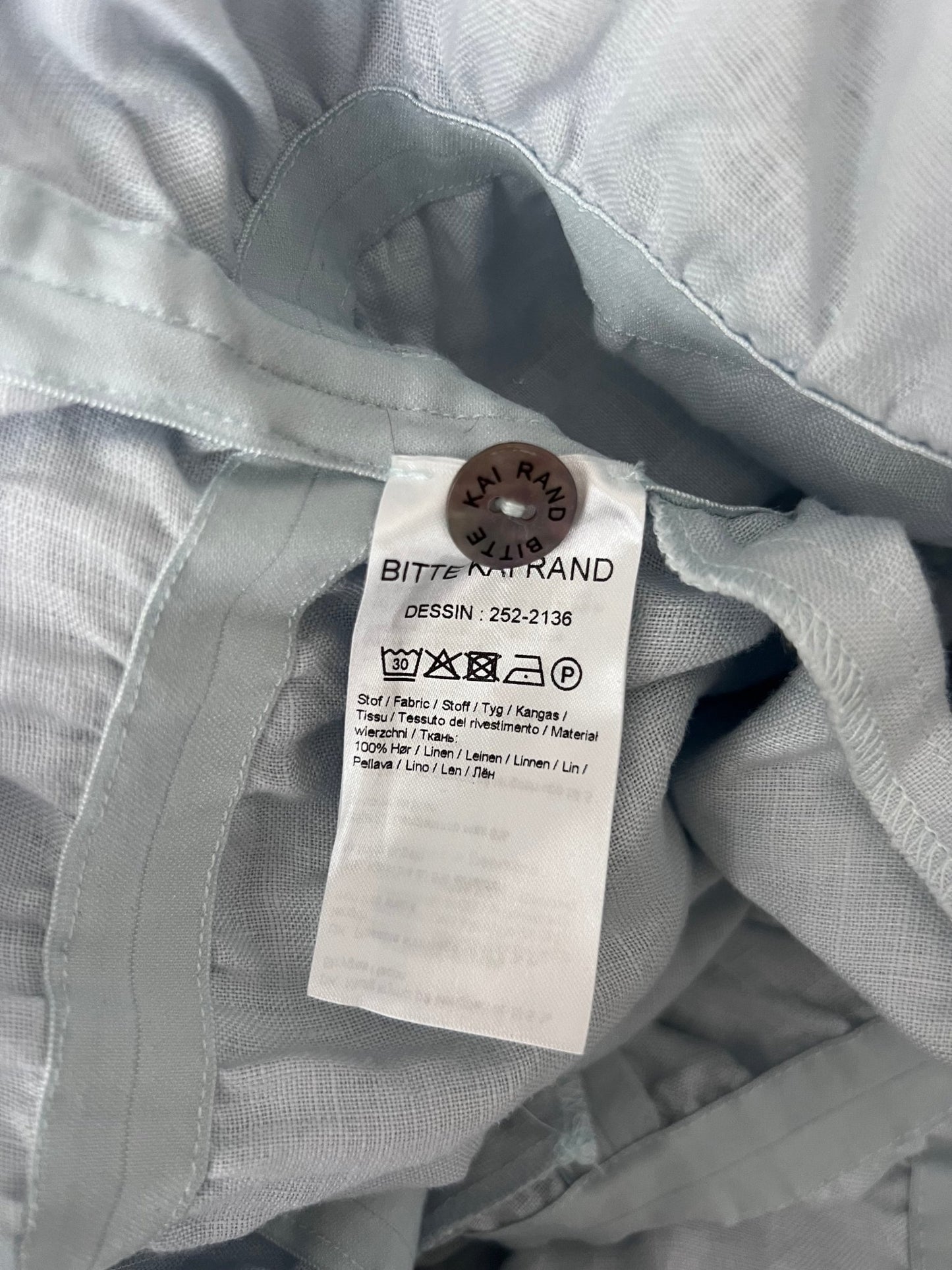 Preloved Bitte Kai Rand pellavamekko, vaaleansininen, S Siloa Secondhand – huollettu ja kuntotarkastettu