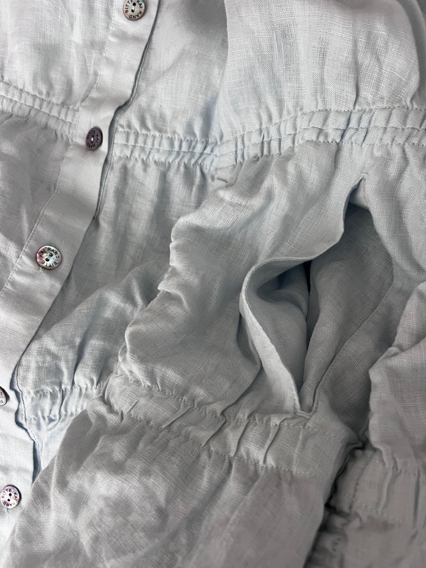 Preloved Bitte Kai Rand pellavamekko, vaaleansininen, S Siloa Secondhand – huollettu ja kuntotarkastettu