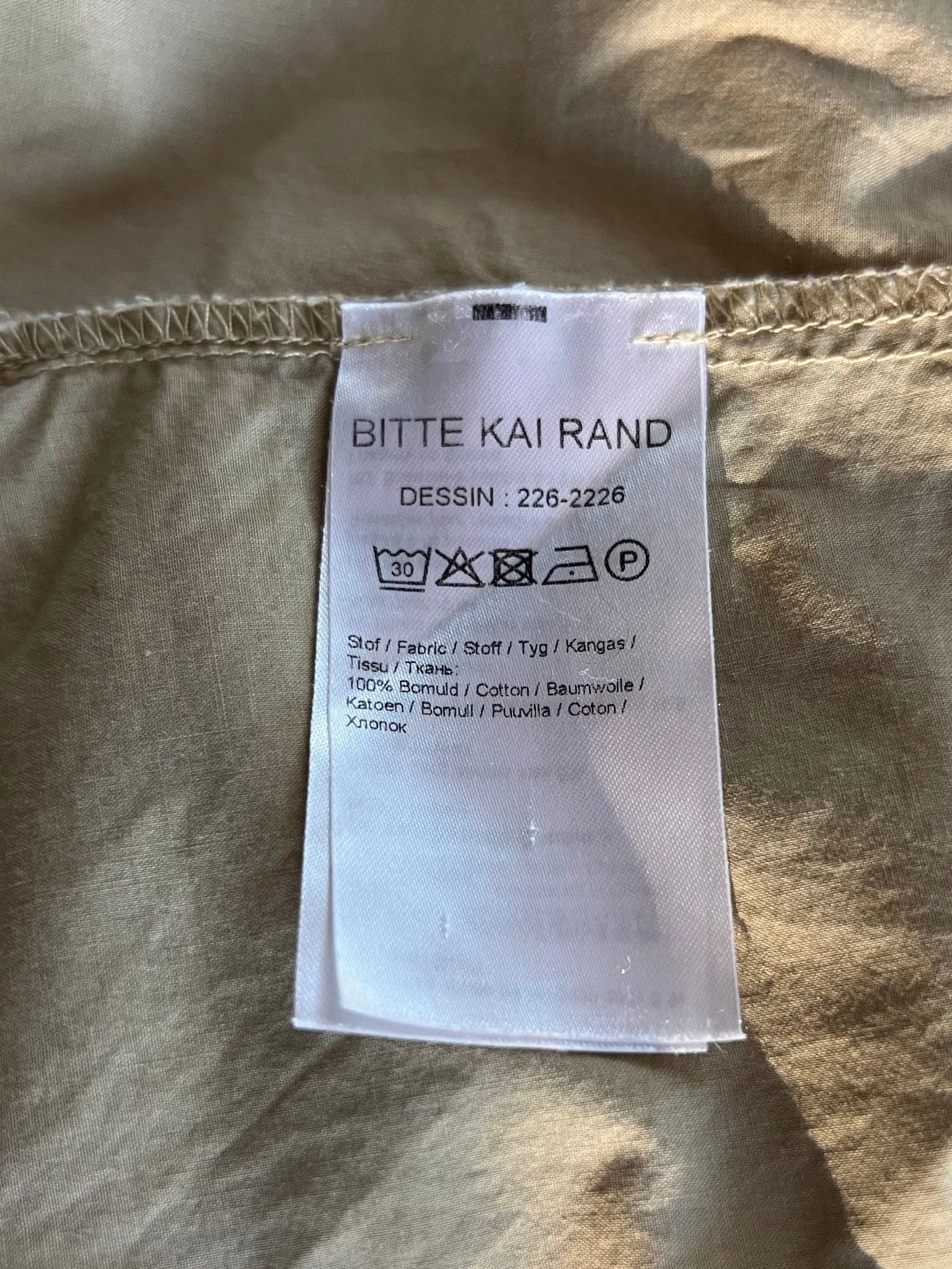 Preloved Bitte Kai Rand puuvillapaita, beige, L Siloa Secondhand – huollettu ja kuntotarkastettu