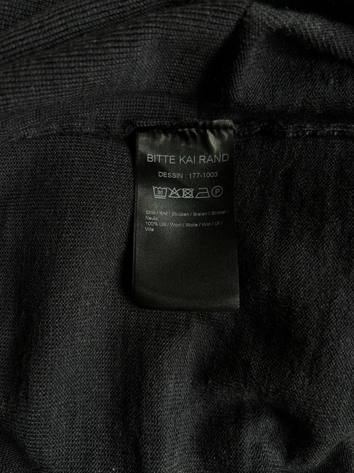 Preloved Bitte Kai Rand tummanharmaa mekko 100 % merinovillaa - M Siloa Secondhand – huollettu ja kuntotarkastettu