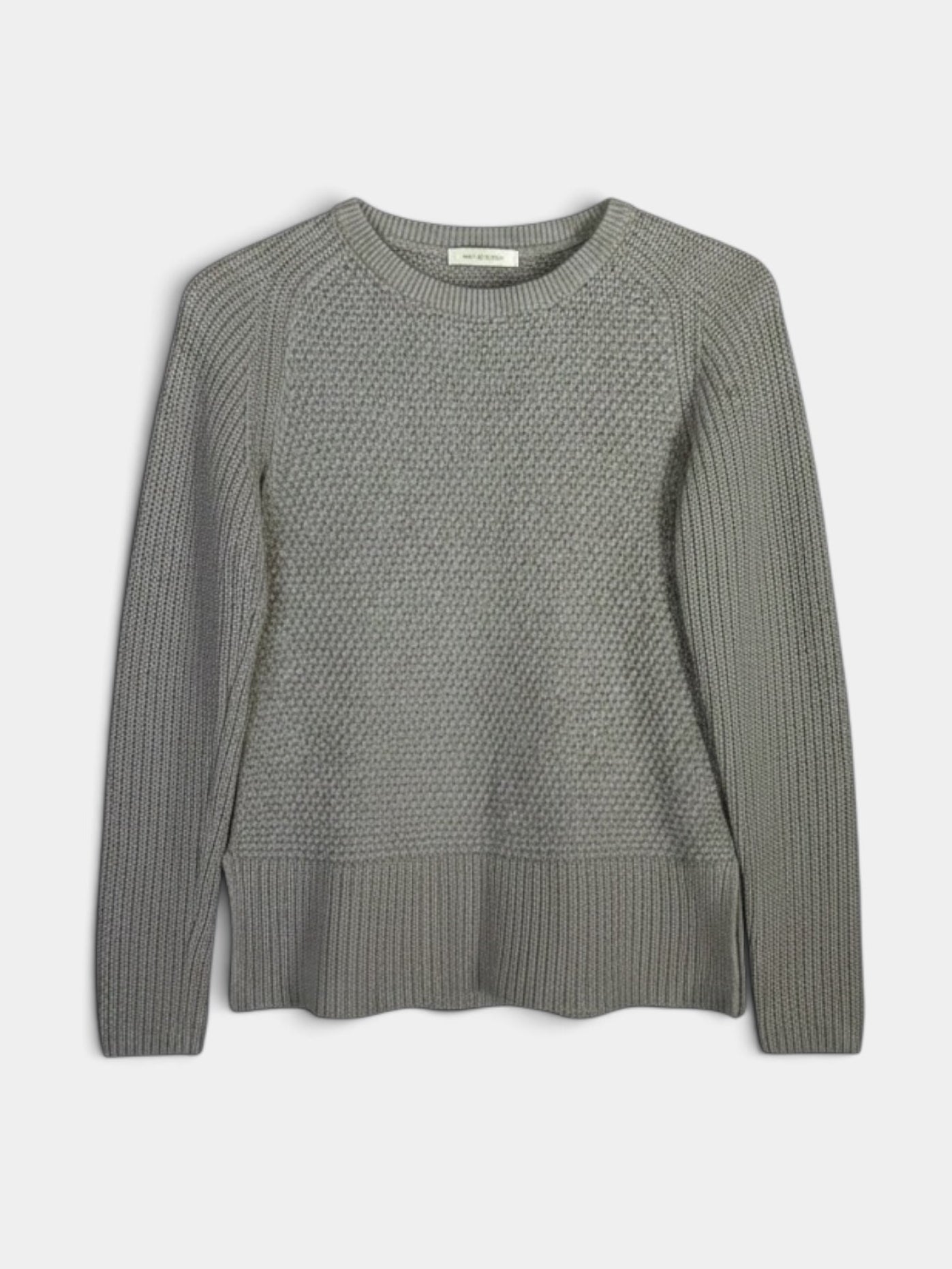 Preloved Boomerang puuvillaneule, harmaa, S Siloa Secondhand – huollettu ja kuntotarkastettu