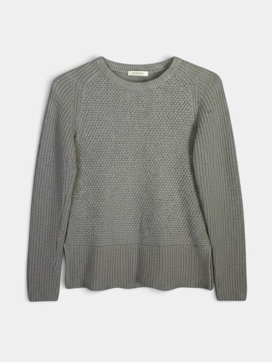 Preloved Boomerang puuvillaneule, harmaa, S Siloa Secondhand – huollettu ja kuntotarkastettu