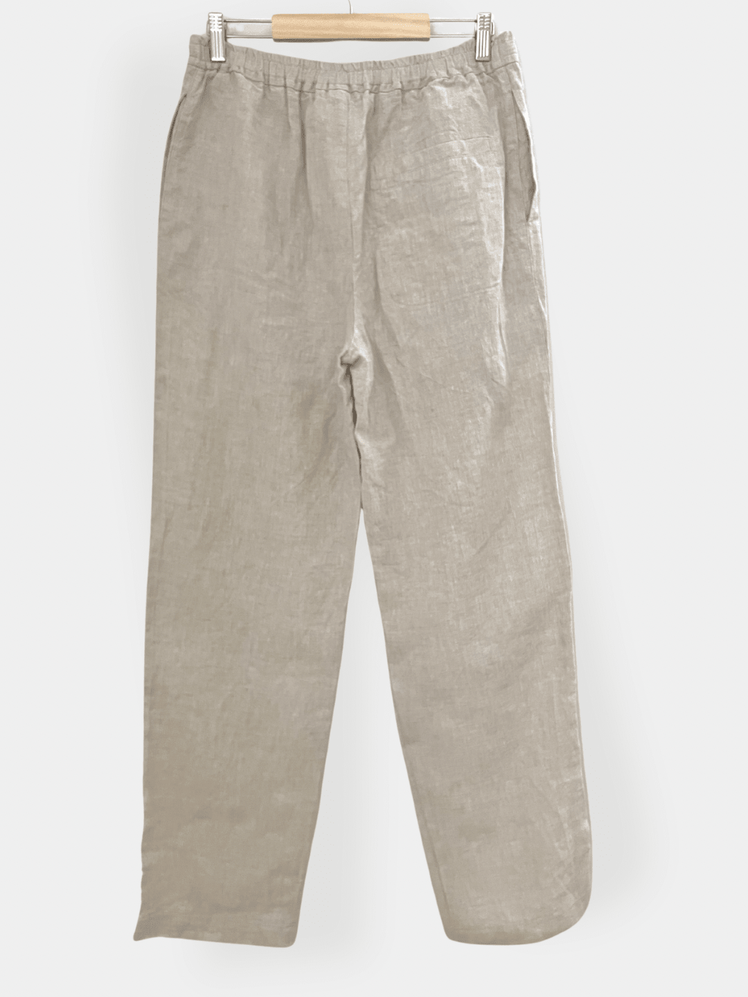 Preloved BRLN. pellavahousut, beige, L Siloa Secondhand – huollettu ja kuntotarkastettu