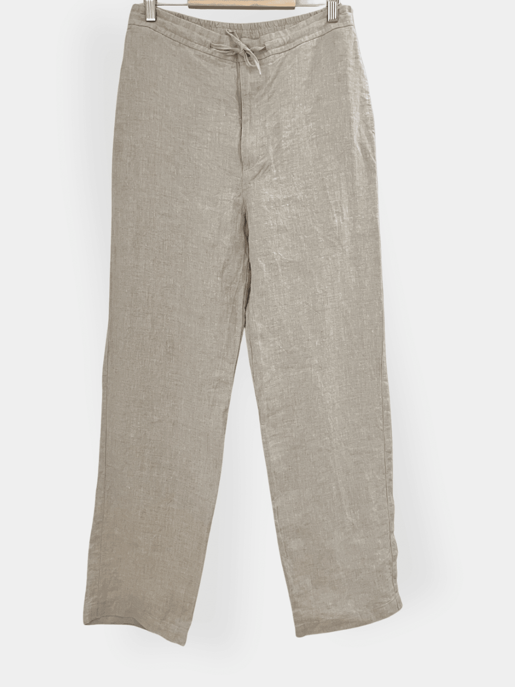 Preloved BRLN. pellavahousut, beige, L Siloa Secondhand – huollettu ja kuntotarkastettu