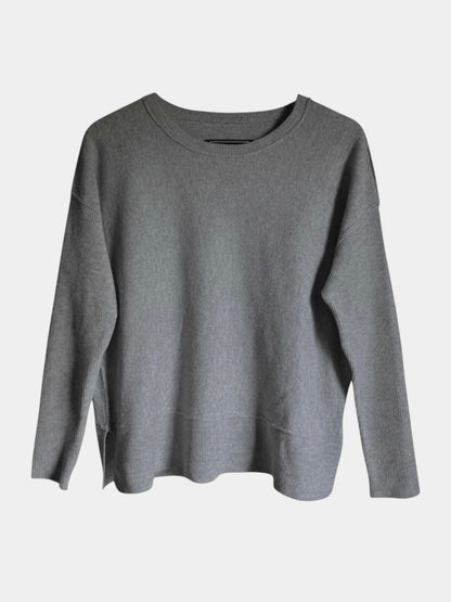 Preloved By Malene Birger villa-kashmir neule, vaaleanharmaa, S Siloa Secondhand – huollettu ja kuntotarkastettu