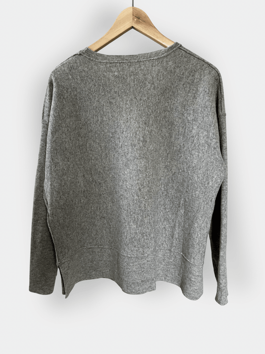 Preloved By Malene Birger villa/kashmir neule, harmaa, koko S Siloa Secondhand – huollettu ja kuntotarkastettu