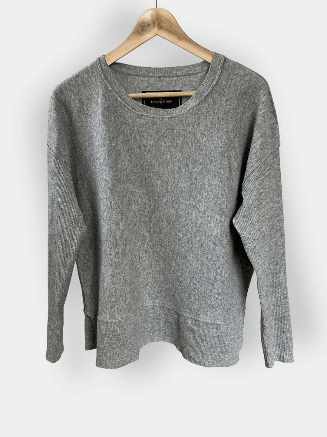 Preloved By Malene Birger villa/kashmir neule, harmaa, koko S Siloa Secondhand – huollettu ja kuntotarkastettu
