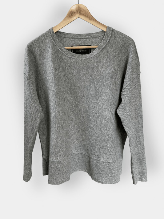 Preloved By Malene Birger villa/kashmir neule, harmaa, koko S Siloa Secondhand – huollettu ja kuntotarkastettu