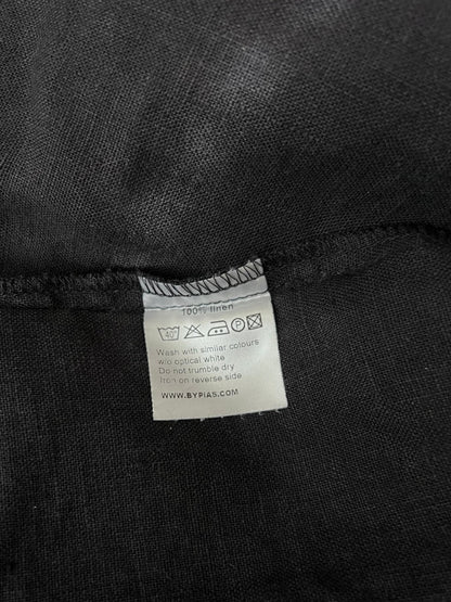 Preloved Bypias pellavapaita & pellavahousut, musta, S Siloa Secondhand – huollettu ja kuntotarkastettu